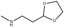 2-(N-甲基-2-氨乙基)-1,3-二氧戊环 结构式