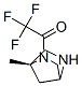 2,5-Diazabicyclo[2.2.1]heptane, 1-methyl-2-(trifluoroacetyl)-, (1R)- (9CI) 结构式