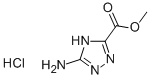 5-氨基-4H-1,2,4-三唑-3-羧酸甲酯盐酸盐 结构式