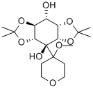 2,3:5,6-DI-O-ISOPROPYLIDENE-4-(4-METHOXY-TETRAHYDROPYRAN-4-YL)-MYO-INOSITOL 结构式