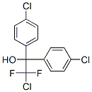2-chloro-1,1-bis(4-chlorophenyl)-2,2-difluoro-ethanol 结构式
