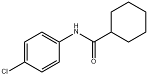 N-(4-氯苯基)-环己基甲酰胺 结构式