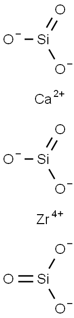 CALCIUM(2+) ZIRCONIUM(4+) SILICATE 结构式