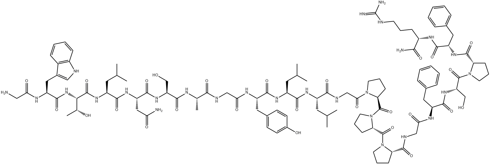 GALANIN (1-13) - BRADYKININ (2-9) AMIDE 结构式