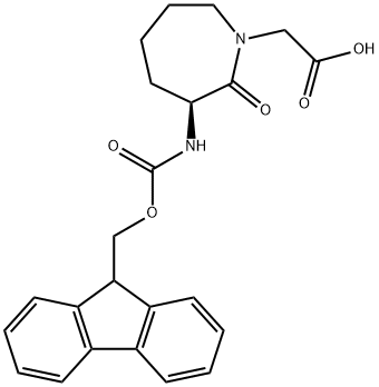 (S)-2-(3-((((9H-Fluoren-9-yl)methoxy)carbonyl)amino)-2-oxoazepan-1-yl)aceticacid