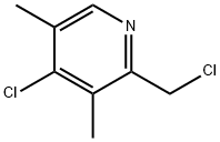 2-氯甲基-4-氯-3,5-二甲基吡啶 结构式