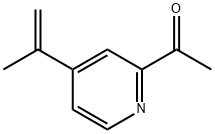 2-乙酰基-4-异丙烯基吡啶 结构式