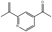 ETHANONE, 1-[2-(1-METHYLETHENYL)-4-PYRIDINYL]	 结构式