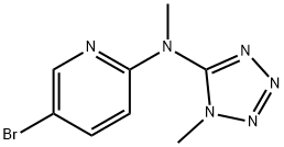 5-BROMO-N-METHYL-N-(1-METHYL-1H-1,2,3,4-TETRAZOL-5-YL)PYRIDI 1G 结构式