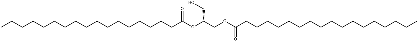 1,2-DISTEAROYL-SN-GLYCEROL 结构式