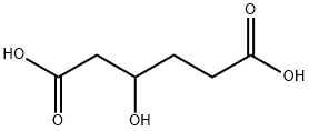 3-hydroxyhexanedioic acid 结构式