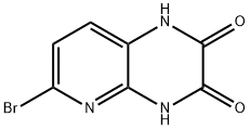 6-溴-1,4-二氢吡啶并[2,3-B]吡嗪-2,3-二酮 结构式