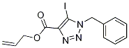 allyl 1-benzyl-5-iodo-1H-[1,2,3]triazole-4-carboxylate 结构式