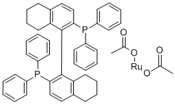 (S)-RU(OAC)2(H8-BINAP) 结构式