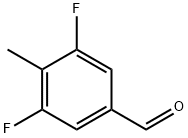 3,5-Difluoro-4-methylbenzaldehyde 结构式