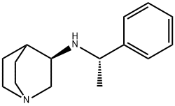 (S)-N-((R)-1-phenylethyl)quinuclidin-3-aMine 结构式