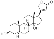 毛地黄毒苷配基 结构式