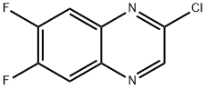 2-氯-6,7-二氟喹喔啉 结构式