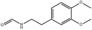 N-[2-(3,4-二甲氧基苯基)乙基]甲酰胺 结构式