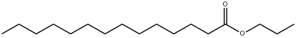 肉豆蔻酸丙酯 结构式