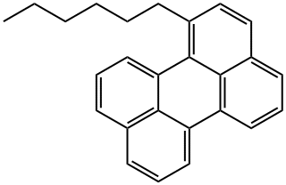 1-N-HEXYLPERYLENE 结构式