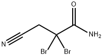 2,2-二溴-3-氰基丙酰胺 结构式