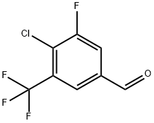 4-Chloro-3-fluoro-5-(trifluoromethyl)benzaldehyde 结构式