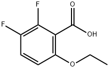 6-乙氧基-2,3-二氟苯甲酸 结构式