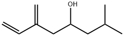 2-甲基-6-亚甲基-7-辛烯-4-醇 结构式