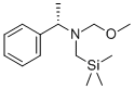 (S)-(-)-N-甲氧基甲基-N-(三甲基硅烷基)甲基-1-苯乙胺 结构式