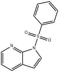 7-氮杂吲哚-1-苯磺酰胺 结构式