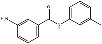 3-氨基-N-(3-甲基苯基)苯甲酰胺 结构式
