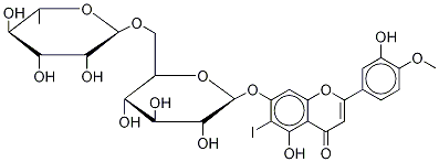 6-碘代地奥司明 结构式