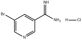 5-溴吡啶-3-甲脒盐酸盐 结构式