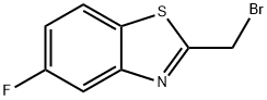 2-溴甲基-5-氟苯并噻唑 结构式