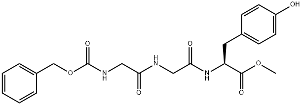 carbobenzoxy-glycyl-glycyl-tyrosine methyl ester 结构式