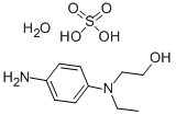 N-ETHYL-N-(2-HYDROXYETHYL)-P-PHENYLENEDIAMINE SULFATE MONOHYDRATE 结构式