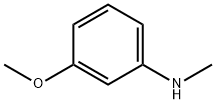 3-甲氧基-N-甲基苯胺 结构式