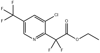 2-(3-氯-5-(三氟甲基)吡啶-2-基)-2,2-二氟乙酸乙酯 结构式