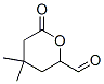 2H-Pyran-2-carboxaldehyde, tetrahydro-4,4-dimethyl-6-oxo- (9CI) 结构式