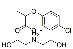 bis(2-hydroxyethyl)ammonium 2-(4-chloro-2-methylphenoxy)propionate 结构式