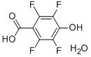 2,3,5,6-四氟-4-羟基苯甲酸水合物 结构式