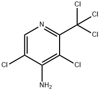 Pyridin-4-amine, 3,5-dichloro-2-trichloromethyl- 结构式