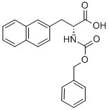 Cbz-3-(2-萘基)-D-丙氨酸 结构式