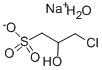 3-氯-2-羟基丙烷磺酸钠半水合物 结构式