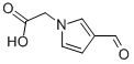 1H-Pyrrole-1-acetic acid, 3-formyl- (9CI) 结构式