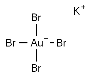 溴化金钾(二水) 结构式