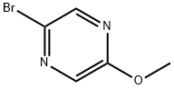 2-溴-5-甲氧基吡嗪 结构式