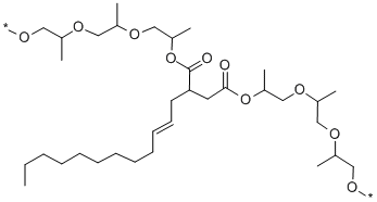 2-十二碳烯基琥珀聚丙氧基酯 结构式