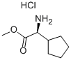 L-环戊基甘氨酸甲酯盐酸盐 结构式